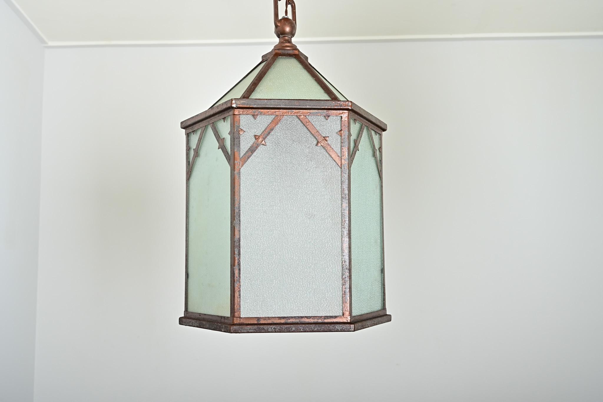 Set di quattro lanterne vintage inglesi in vendita 10