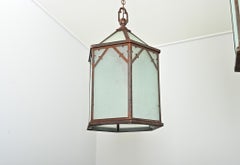 Satz von vier englischen Vintage By Laternen