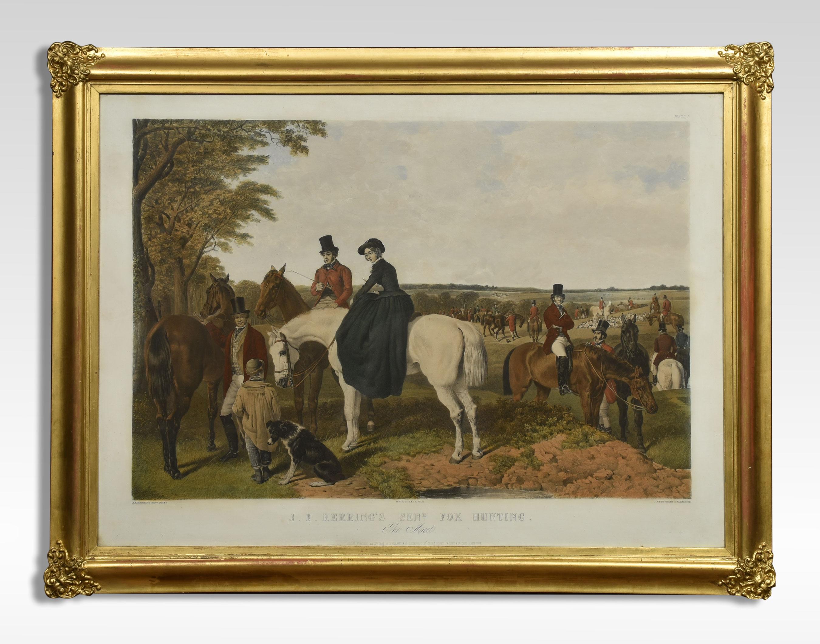 Set von vier Gravuren von J F Herring im Angebot 3