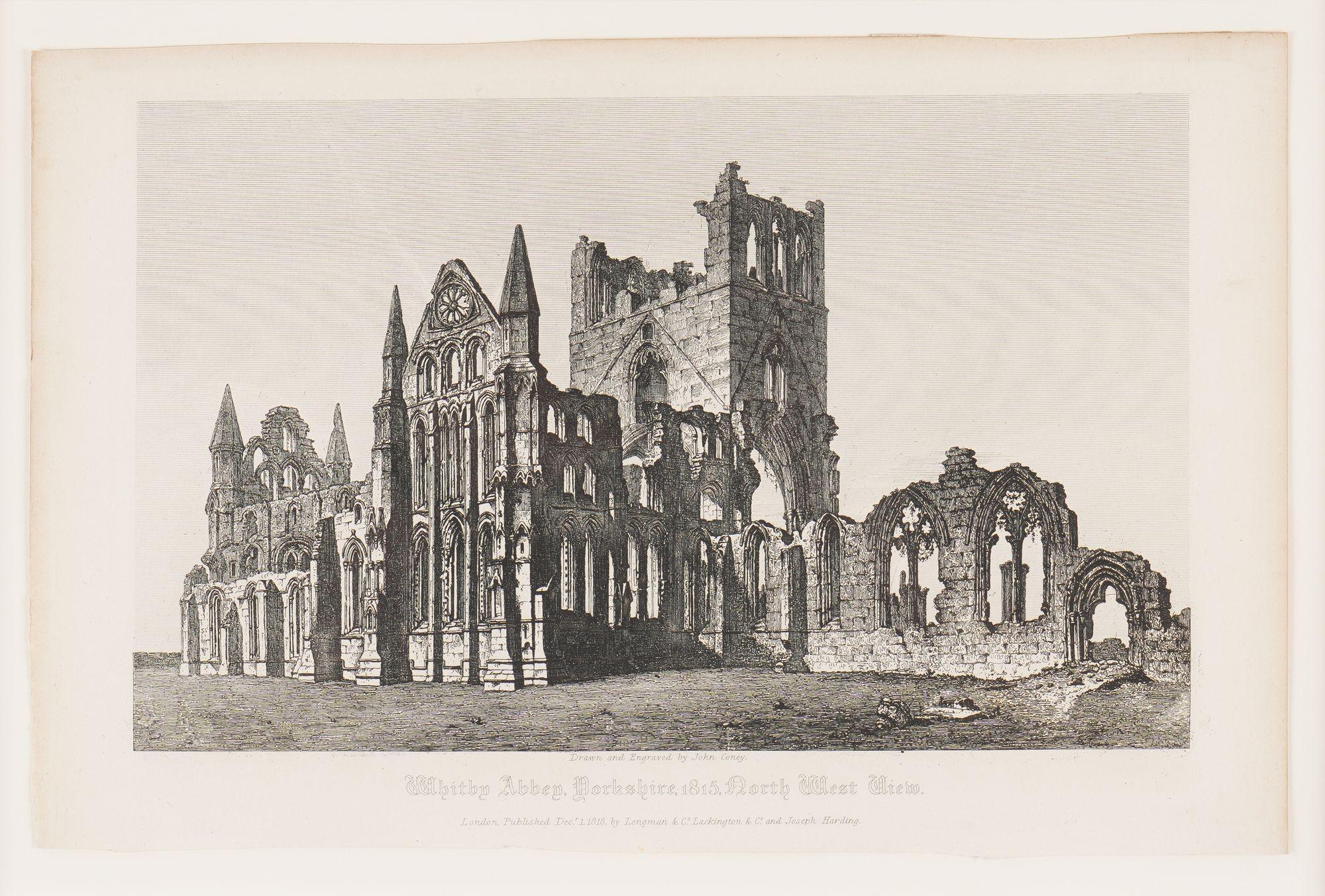 Set von vier Stichen englischer gotischer Kirchen der Gotik von John Coney, 1819 im Angebot 6