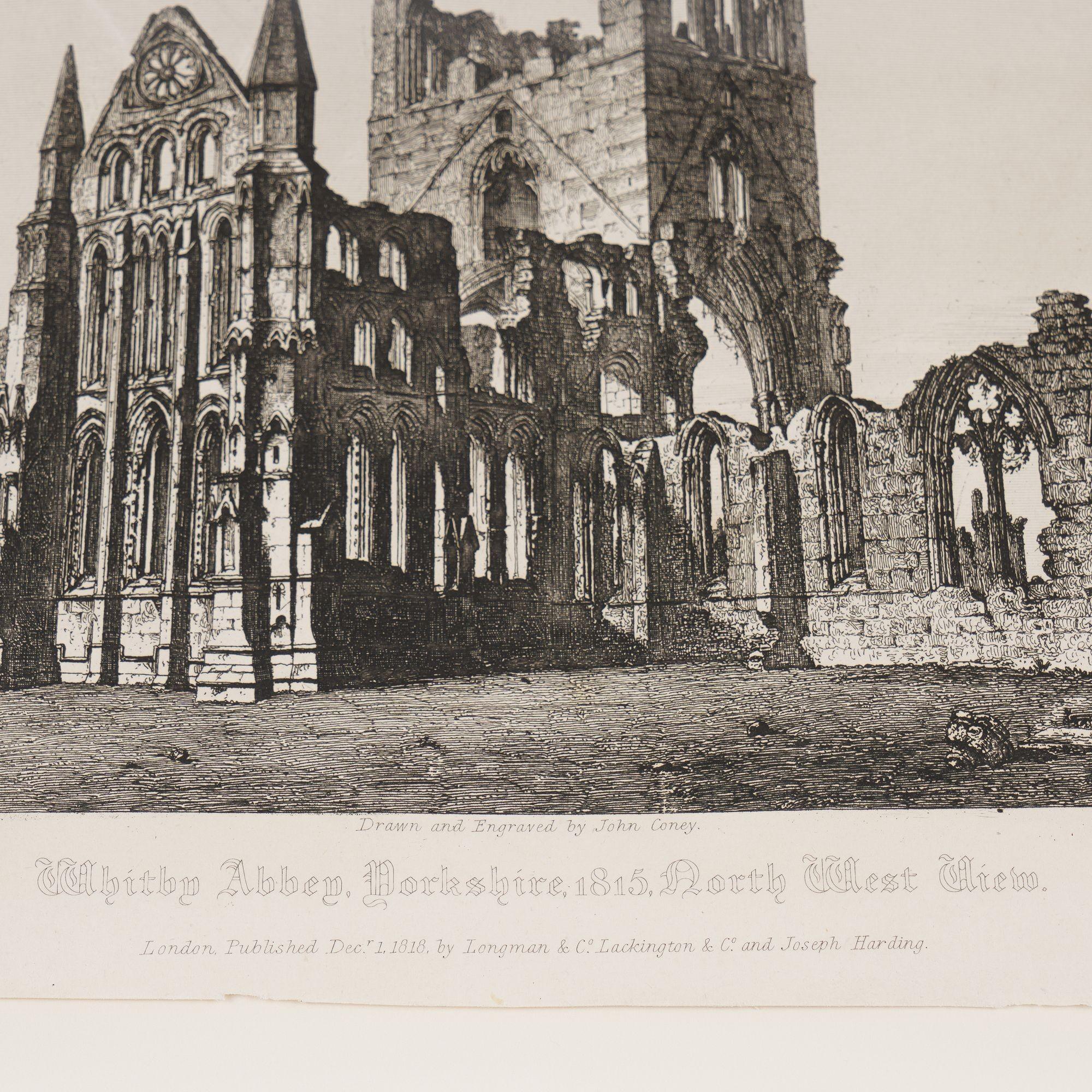 Ensemble de quatre gravures d'églises gothiques anglaises par John Coney, 1819 en vente 7