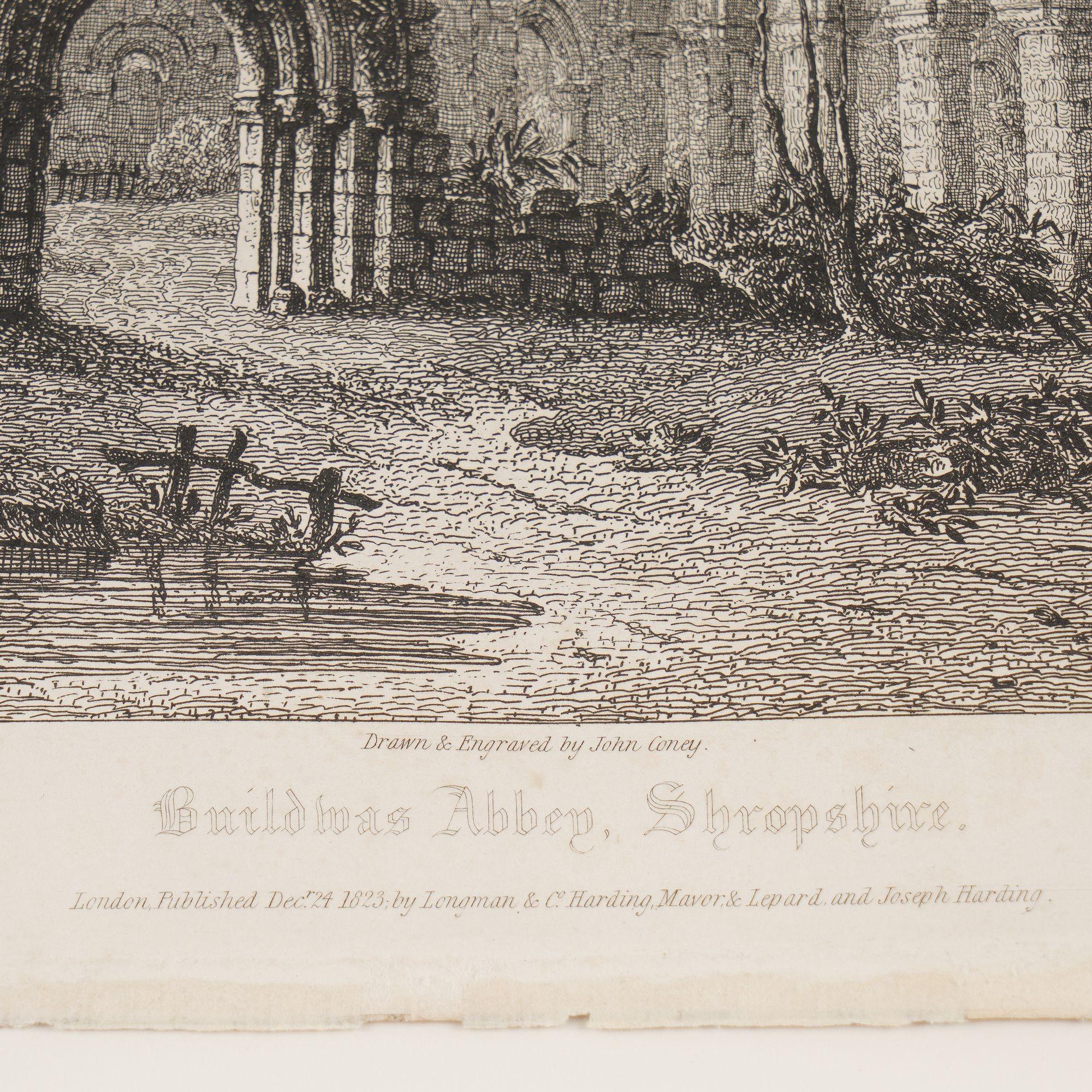 Set of four engravings of English Gothic churches by John Coney, 1819 In Good Condition For Sale In Kenilworth, IL