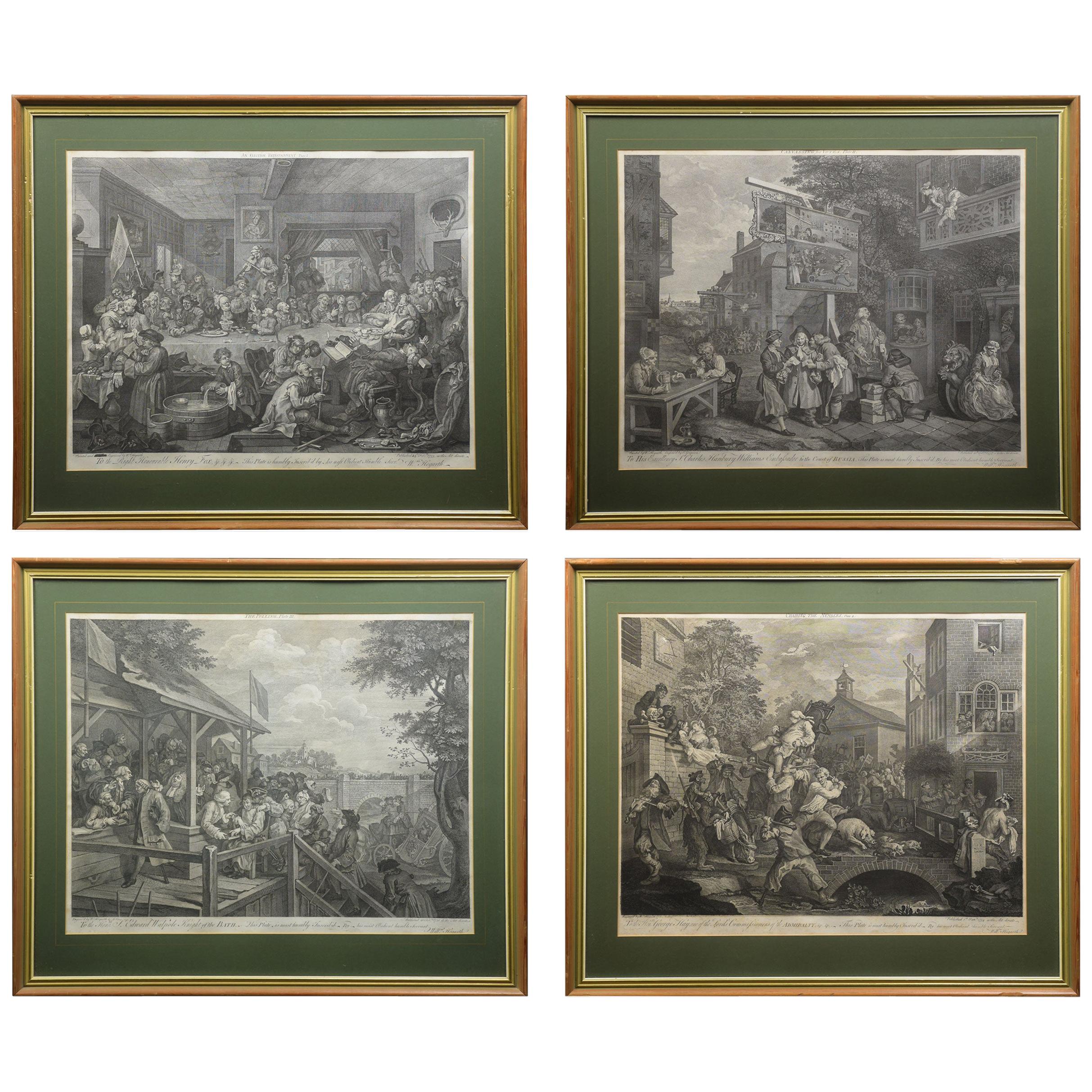 A Set of Three Engravings of Scenes in Rome For Sale at 1stDibs