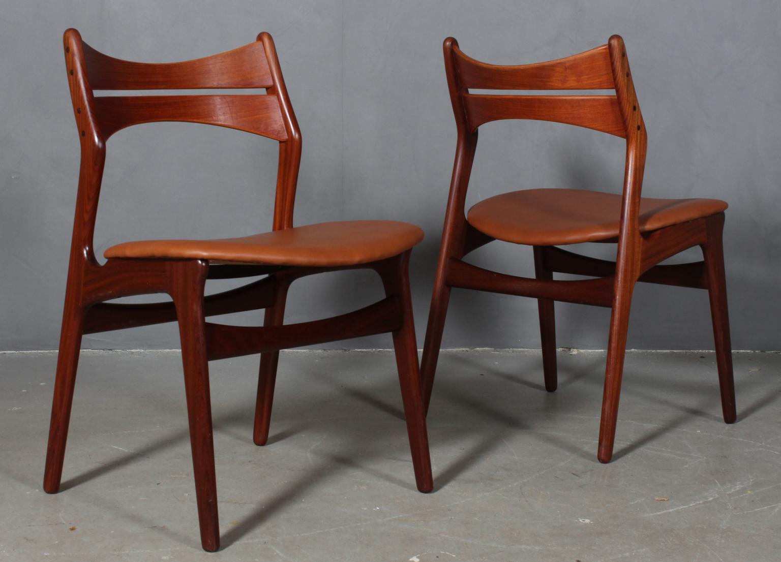 Danish Set of Four Erik Buch Chairs