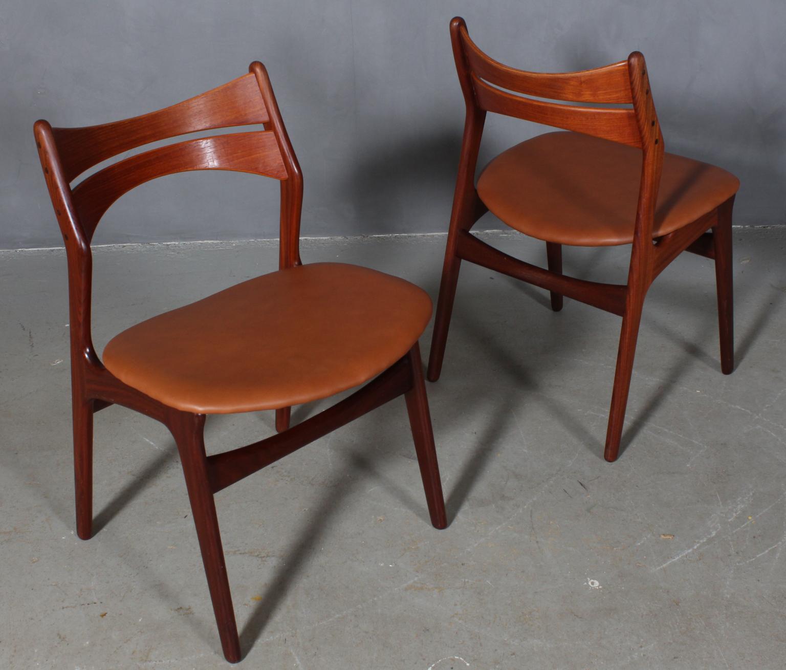 Set of Four Erik Buch Chairs In Good Condition In Esbjerg, DK