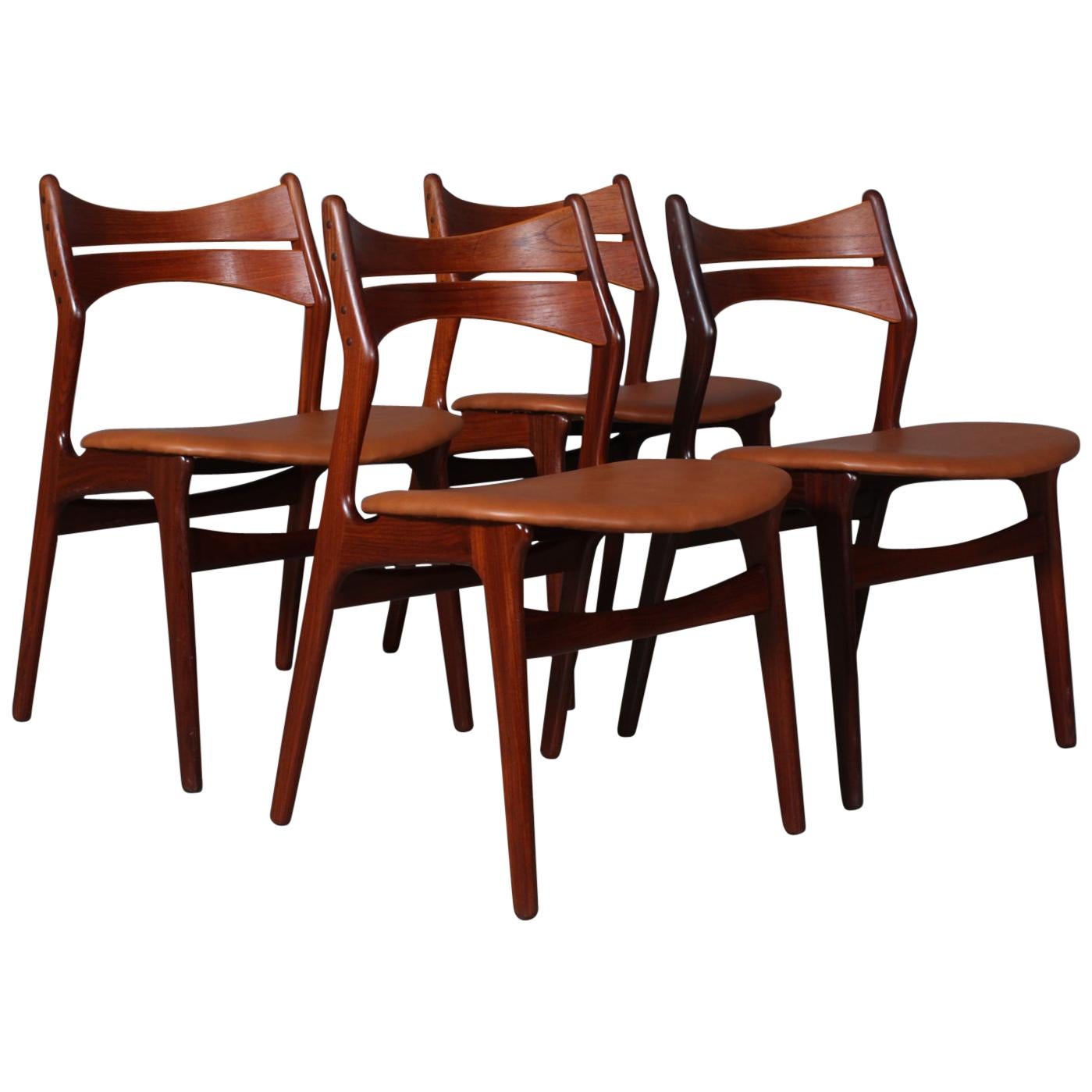 Set of Four Erik Buch Chairs