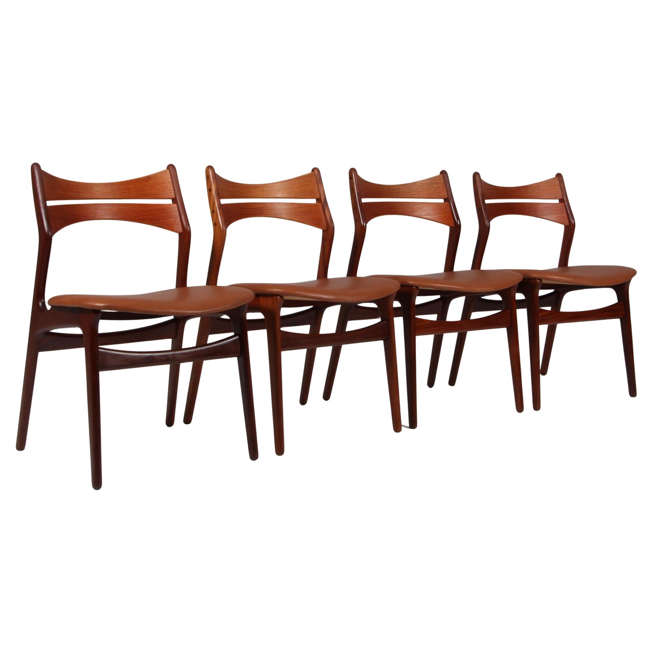 Set of four Erik Buch Chairs For Sale