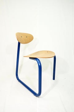 Set of Four Erik Magnussen Yoga Chairs and a Yoga Dining Table