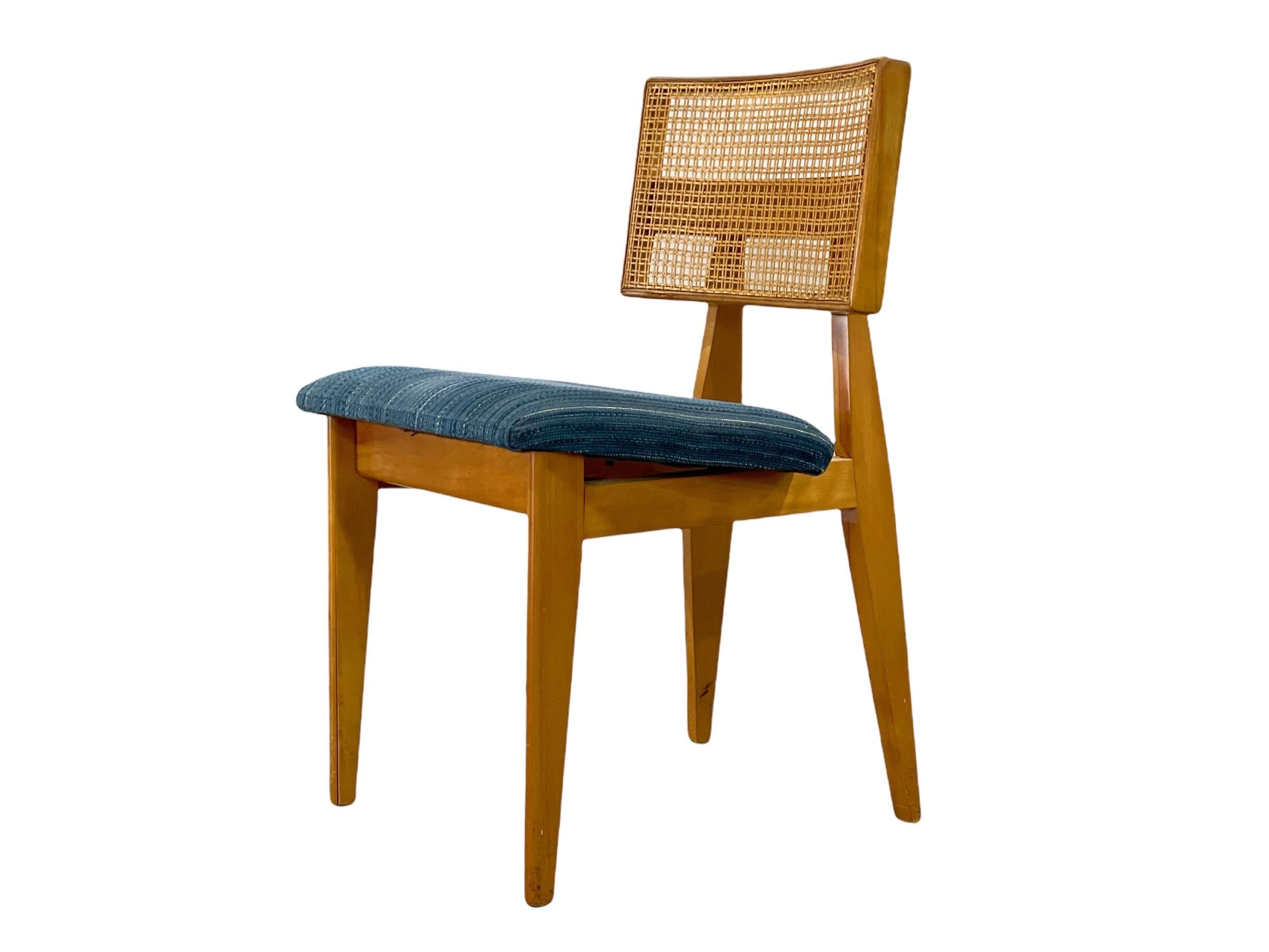 American Set of Four Ernest Farmer Midcentury Dining Chairs for George Nelson Associates