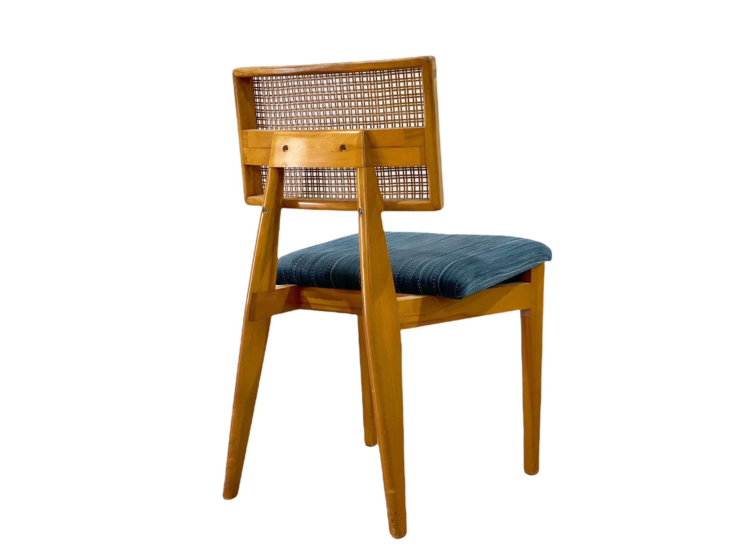 Set of Four Ernest Farmer Midcentury Dining Chairs for George Nelson Associates In Good Condition In Framingham, MA