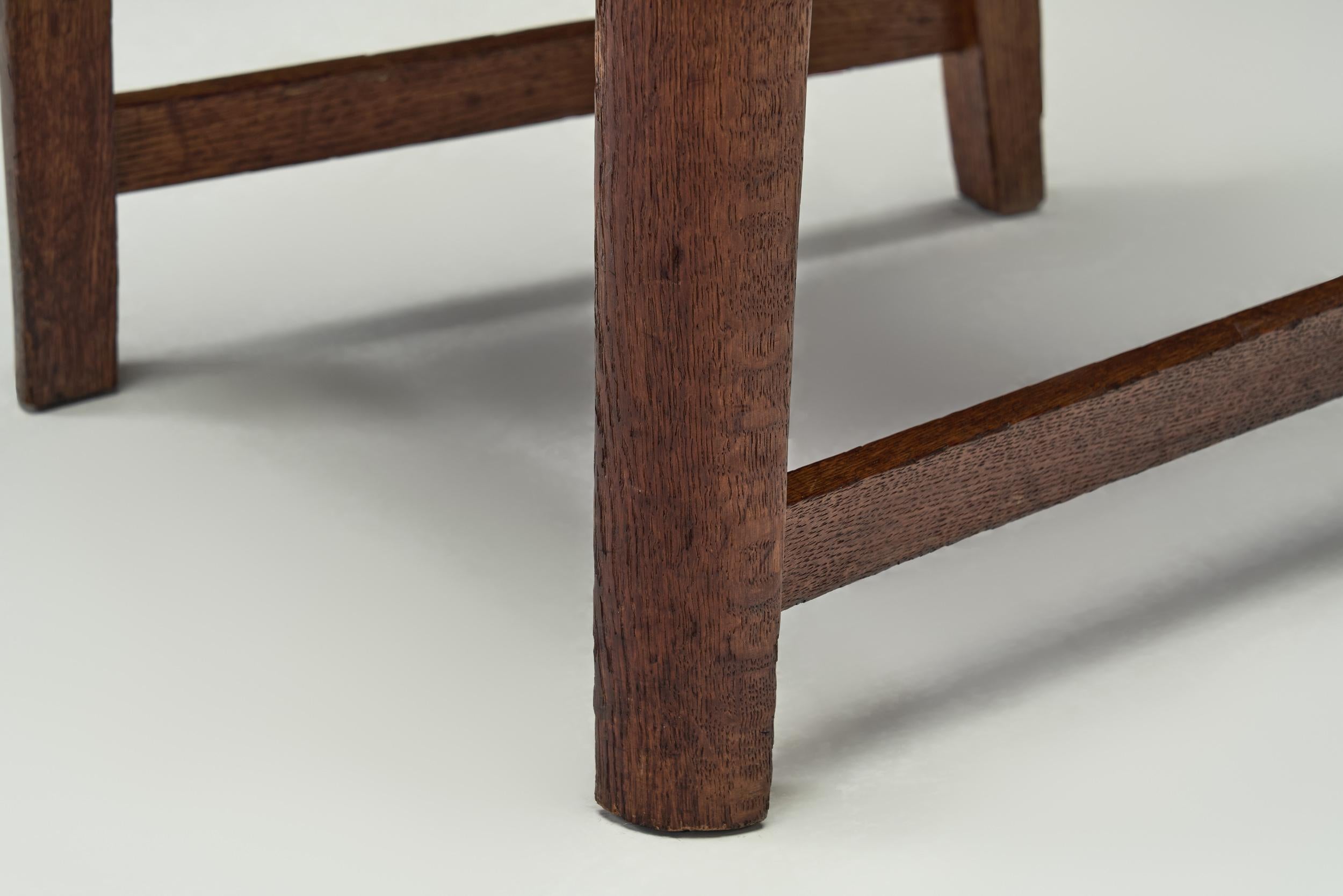 Set of Four European Upholstered Dining Chairs, Europe Mid-20th Century For Sale 11