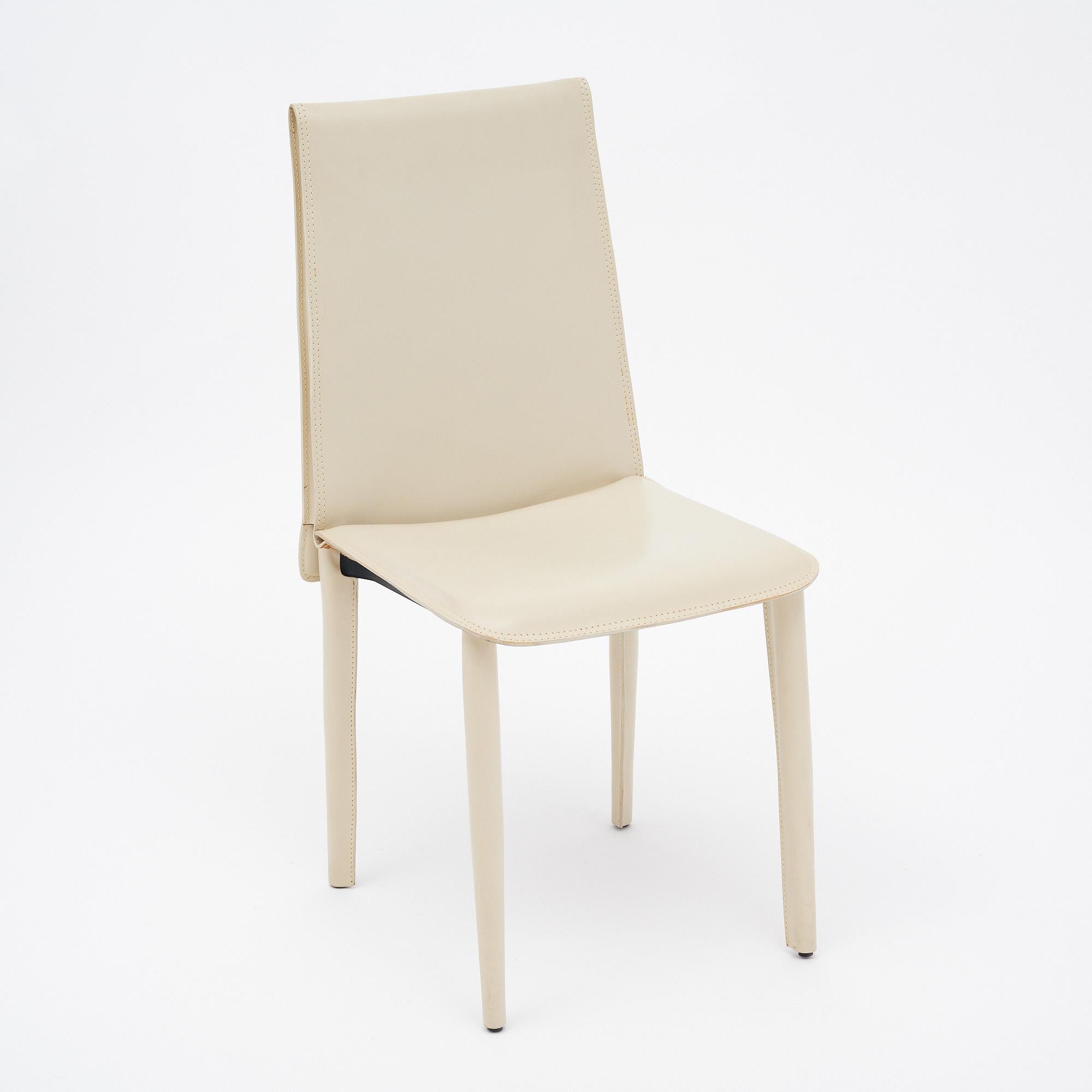 Set of Four “Fasem Italy” Dining Chairs In Good Condition In Austin, TX