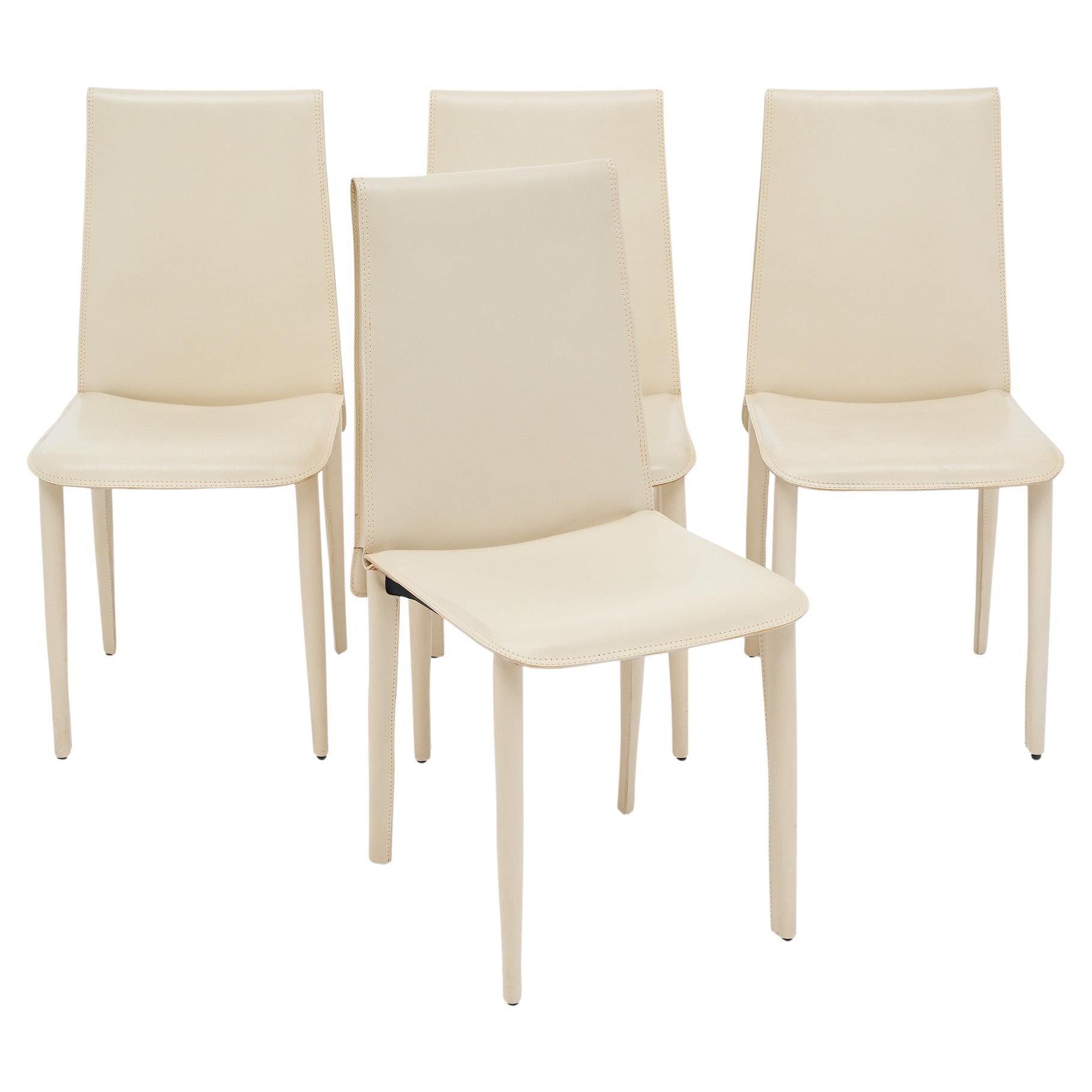 Set of Four “Fasem Italy” Dining Chairs