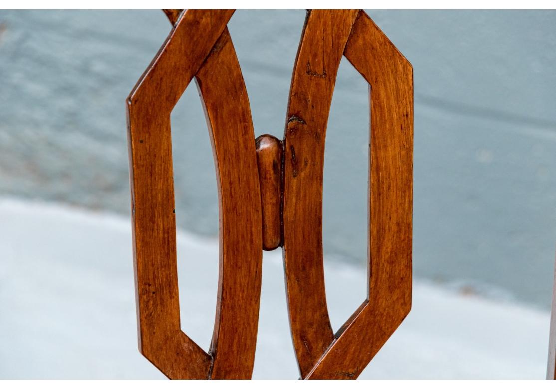 Set di quattro raffinate poltrone europee in vendita 12