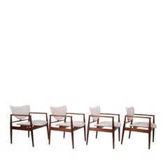 Four Finn Juhl "48" Armchairs