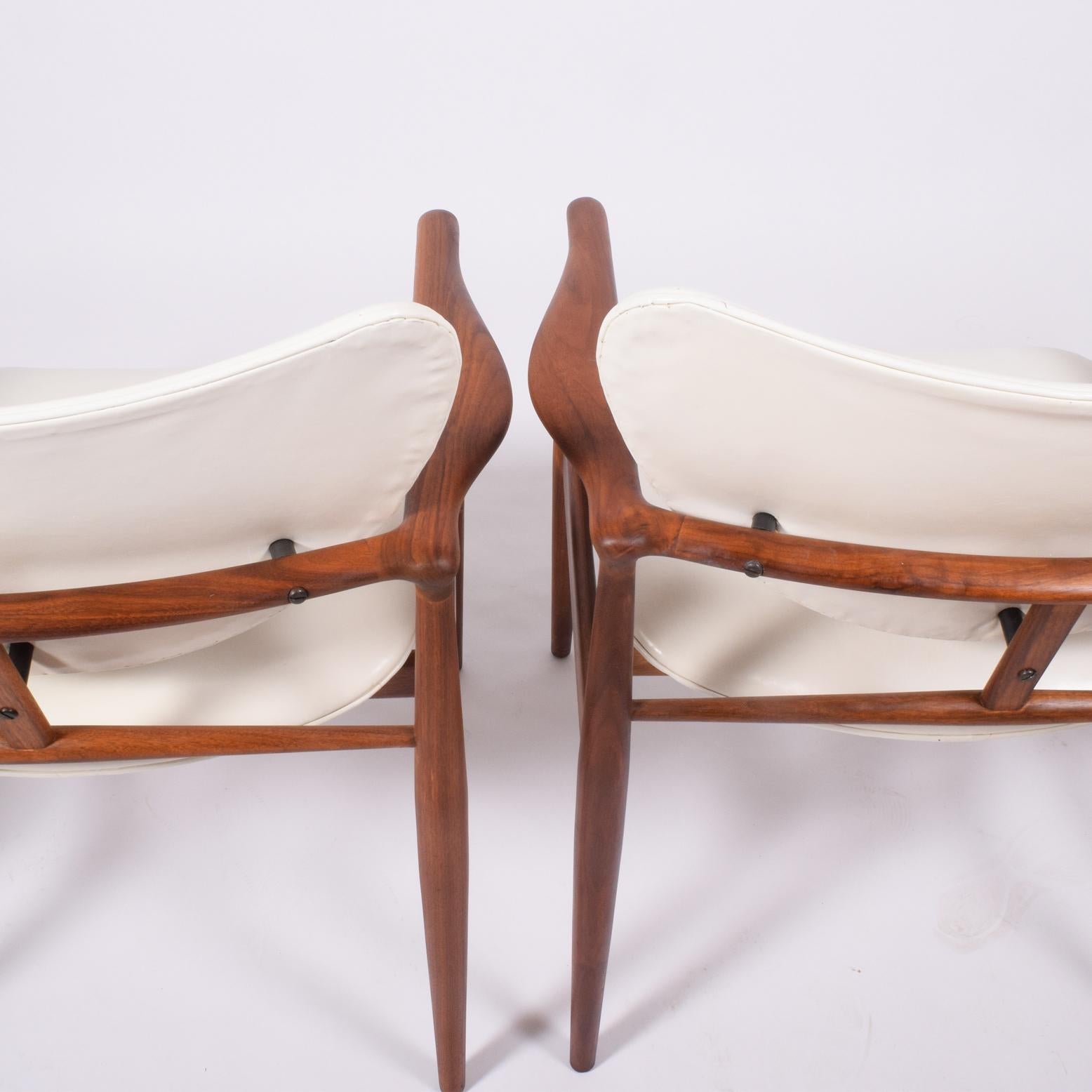 Quatre fauteuils « 48 » de Finn Juhl en vente 1