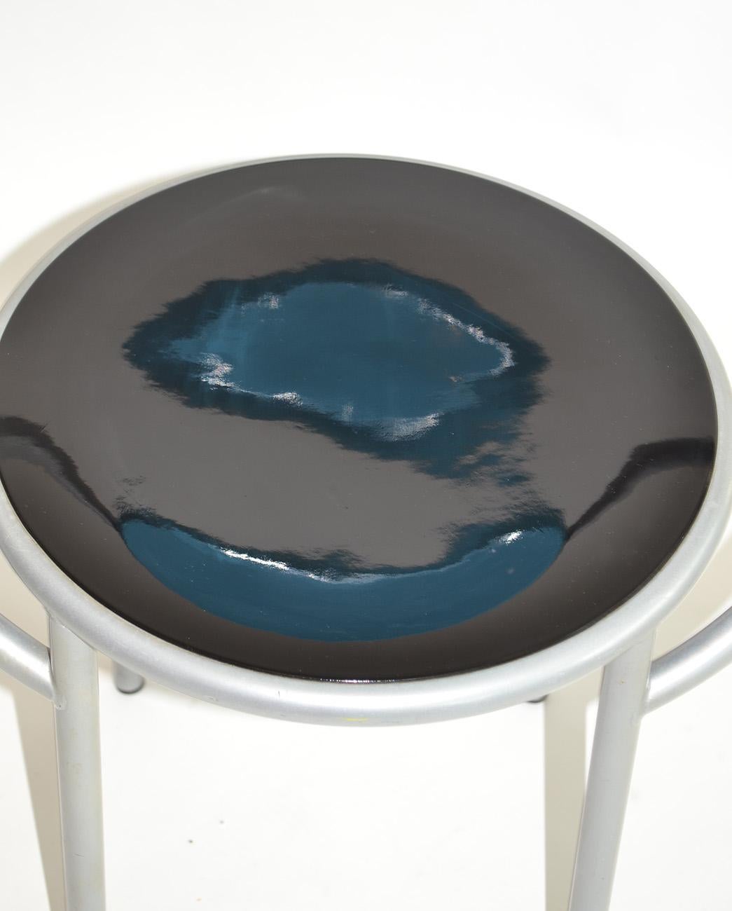 Post-Modern Set of Four 'First' Chairs by Michele de Lucchi for Memphis 1980's Milan, Italy