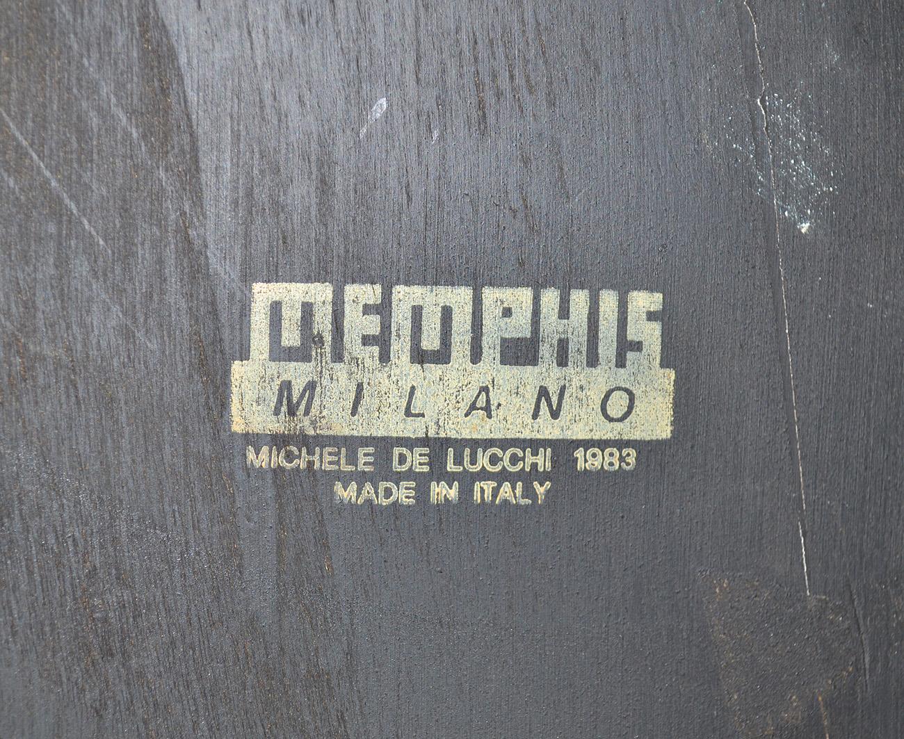 Set of Four 'First' Chairs by Michele de Lucchi for Memphis 1980's Milan, Italy In Good Condition In Fort Lauderdale, FL