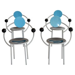 Set of Four 'First' Chairs by Michele de Lucchi for Memphis 1980's Milan, Italy