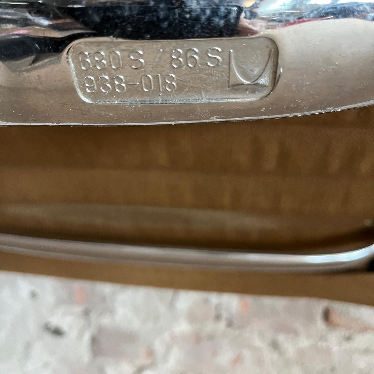 Set of Four First Chrome Base EA 107, Brown Hopsack Upholstery by Herman Miller en vente 5