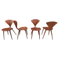 Set di quattro sedie da pranzo Norman Cherner per Plycraft di prima generazione
