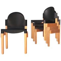 Satz von vier "Flex 2000" Stühlen Entworfen von Gerd Lange für Thonet:: Deutschland:: 1970