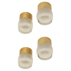 Set of Four Flush Mounts by Staff Leuchten, Germany, 1960's