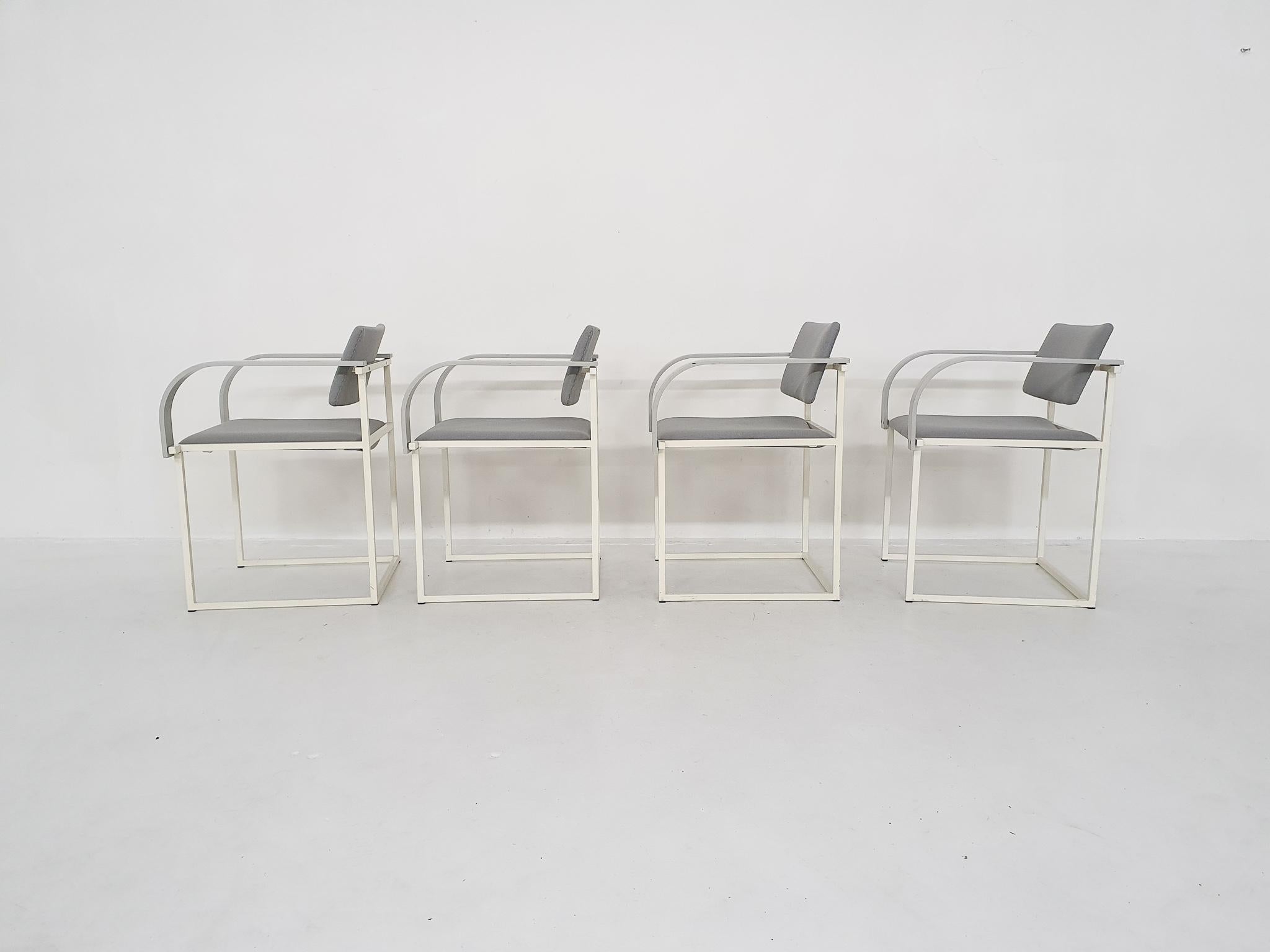 Dutch Set of Four FM80 Dining Chairs by Pierre Mazairac and Karel Boonzaaijer, Pastoe