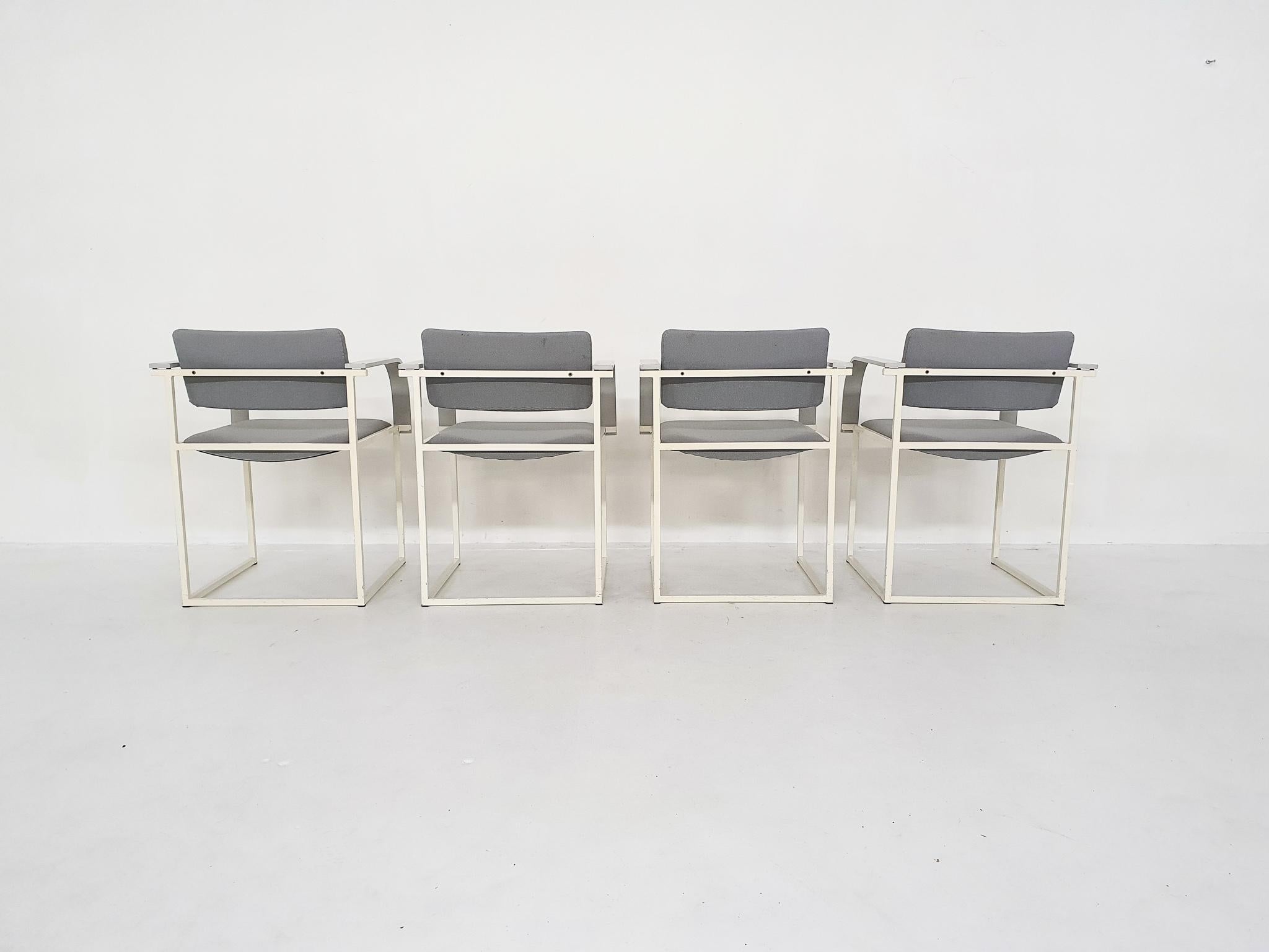 Set of Four FM80 Dining Chairs by Pierre Mazairac and Karel Boonzaaijer, Pastoe In Good Condition In Amsterdam, NL