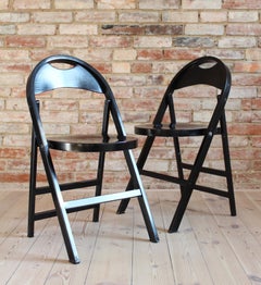 Set of Four Folding Bauhaus Chairs, Model B 751, Thonet