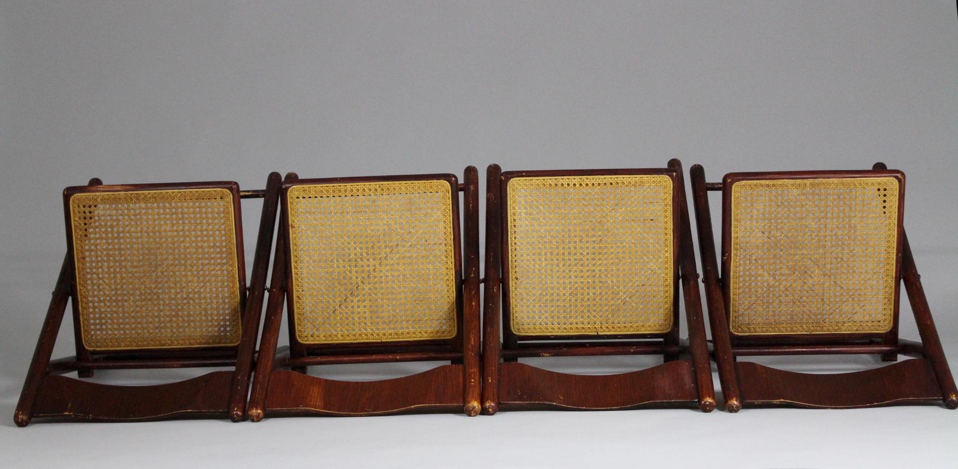 20th Century Set of Four Folding Chairs, 1970s