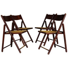 Set of Four Folding Chairs, 1970s