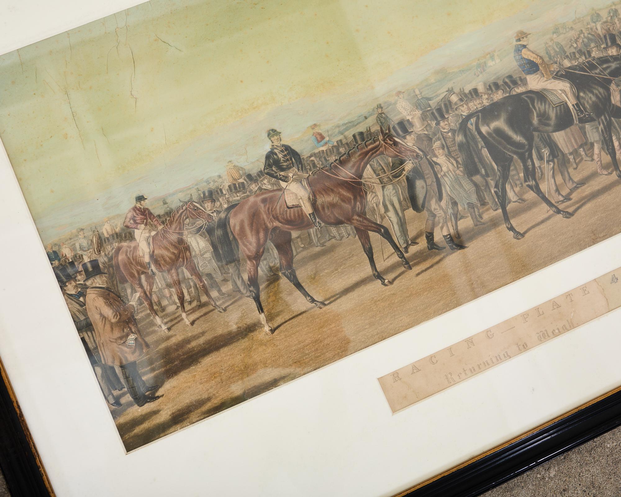 Set von vier Fores' National Sports Equestrian Prints von Herring im Angebot 4