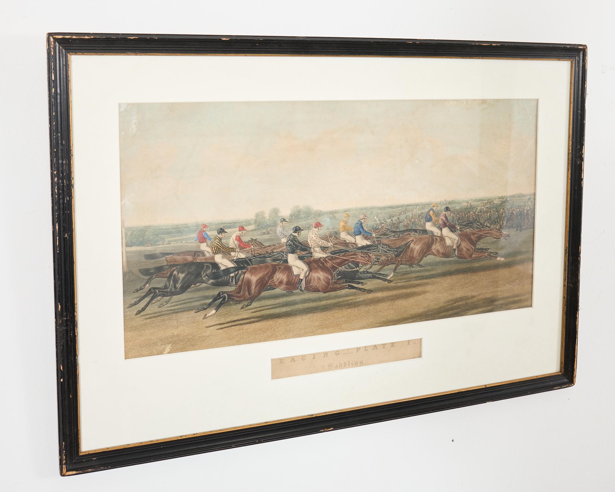 Set of Four Fores' National Sports Equestrian Prints by Herring For Sale 5