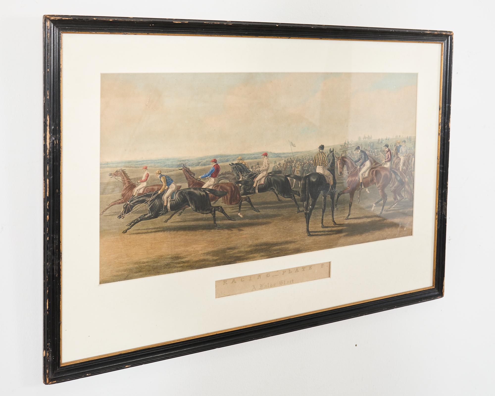 Set von vier Fores' National Sports Equestrian Prints von Herring im Angebot 8