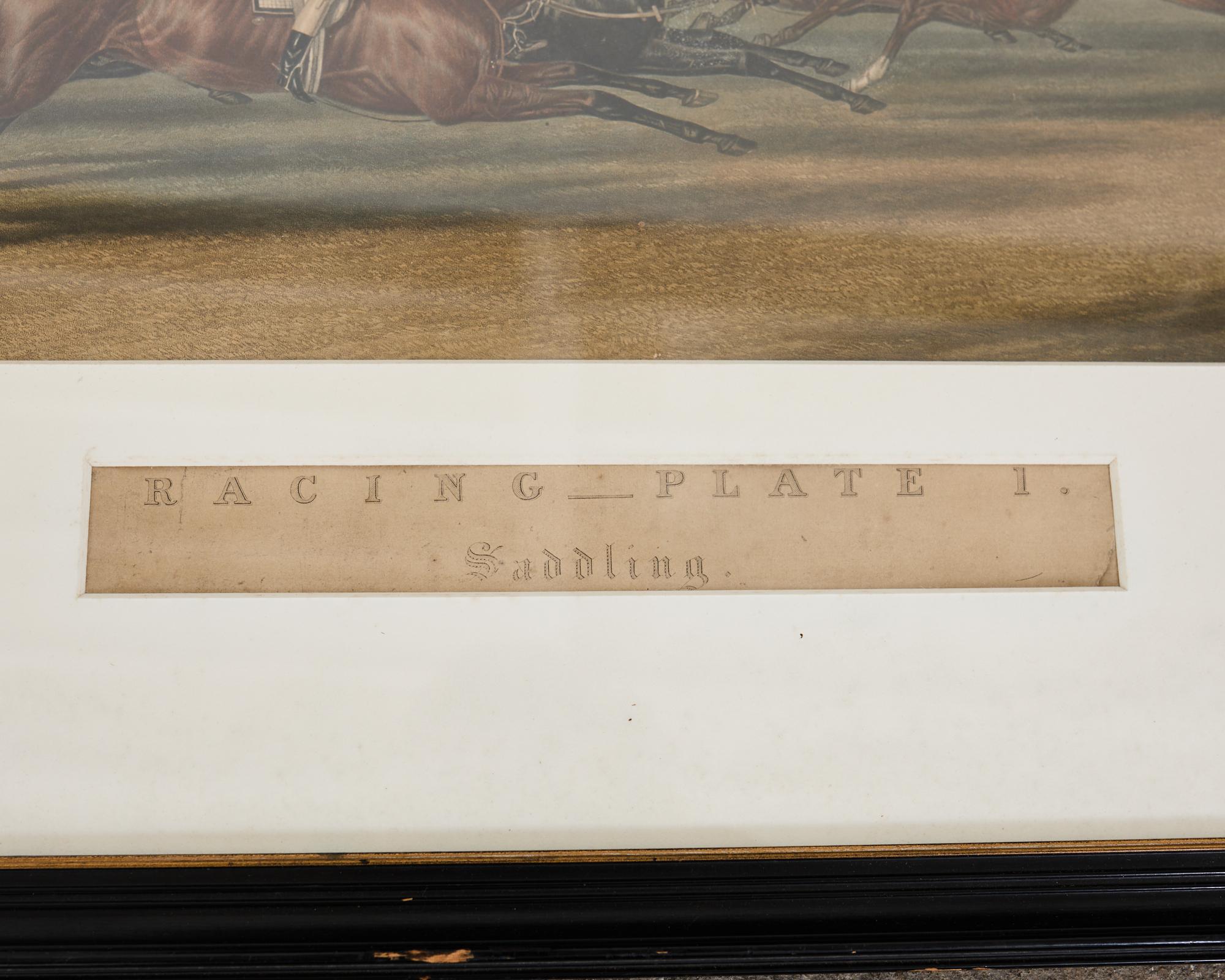 19th Century Set of Four Fores' National Sports Equestrian Prints by Herring For Sale