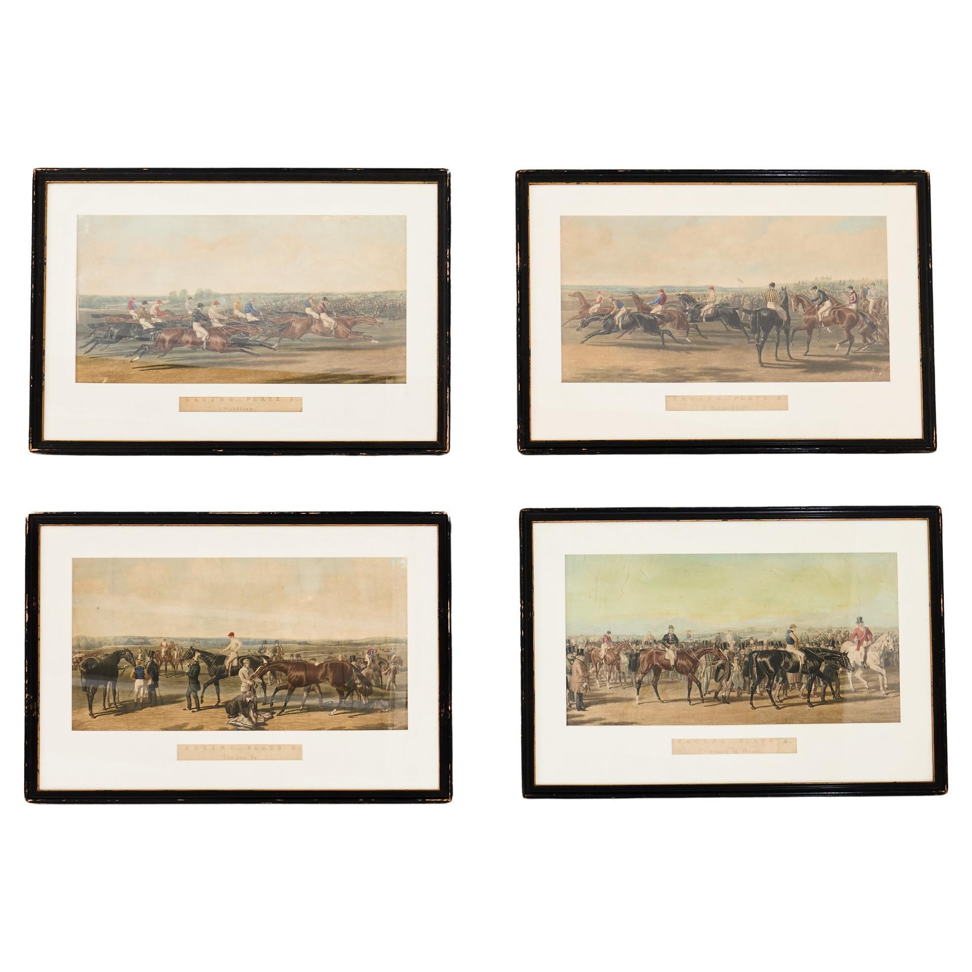 Set of Four Fores' National Sports Equestrian Prints by Herring For Sale