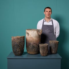 Set of Four Foundry Crucibles