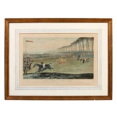 Set of Four Framed Steeplechase Prints