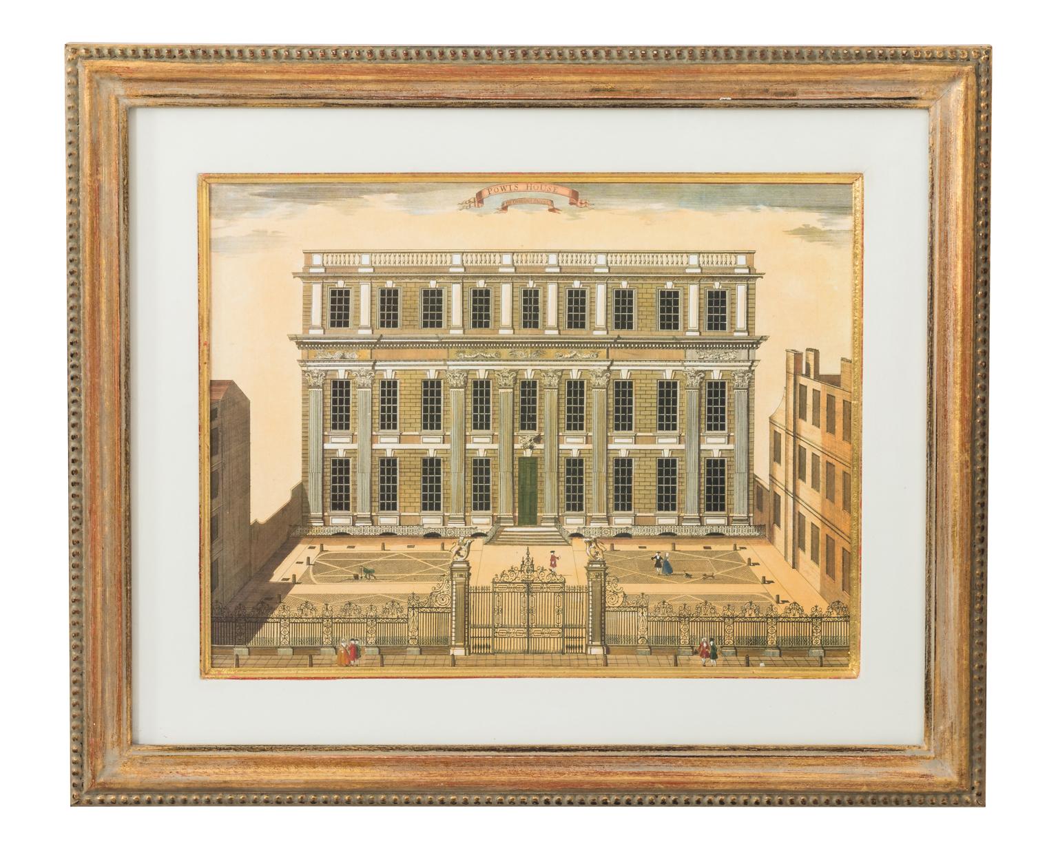 Set of Four Framed Trowbridge Prints In Good Condition In Stamford, CT