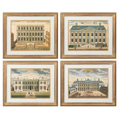 Set of Four Framed Trowbridge Prints