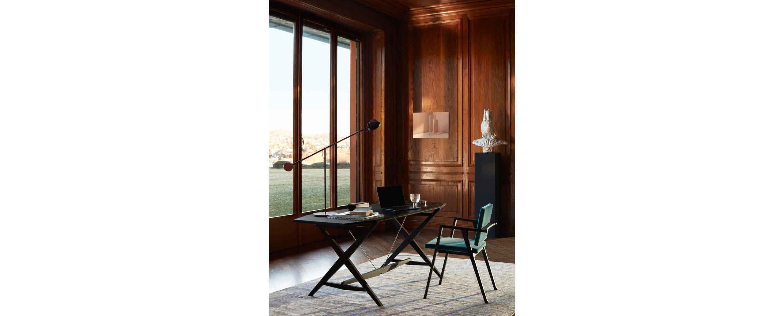 Set di quattro sedie Franco Albini Luisa, Wood e tessuto di Cassina In condizioni Nuovo in vendita a Barcelona, Barcelona
