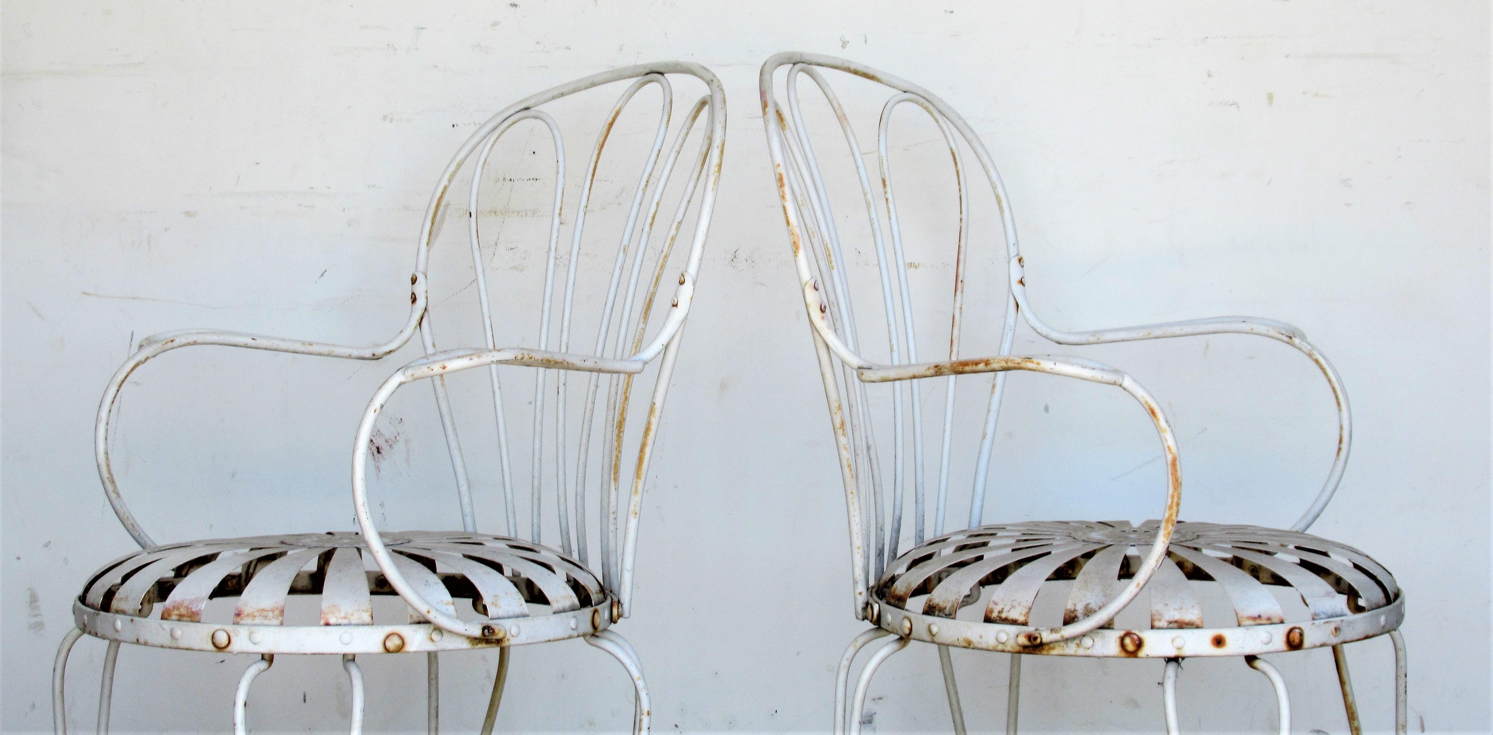 Francois Carre Iron Garden Chairs 3