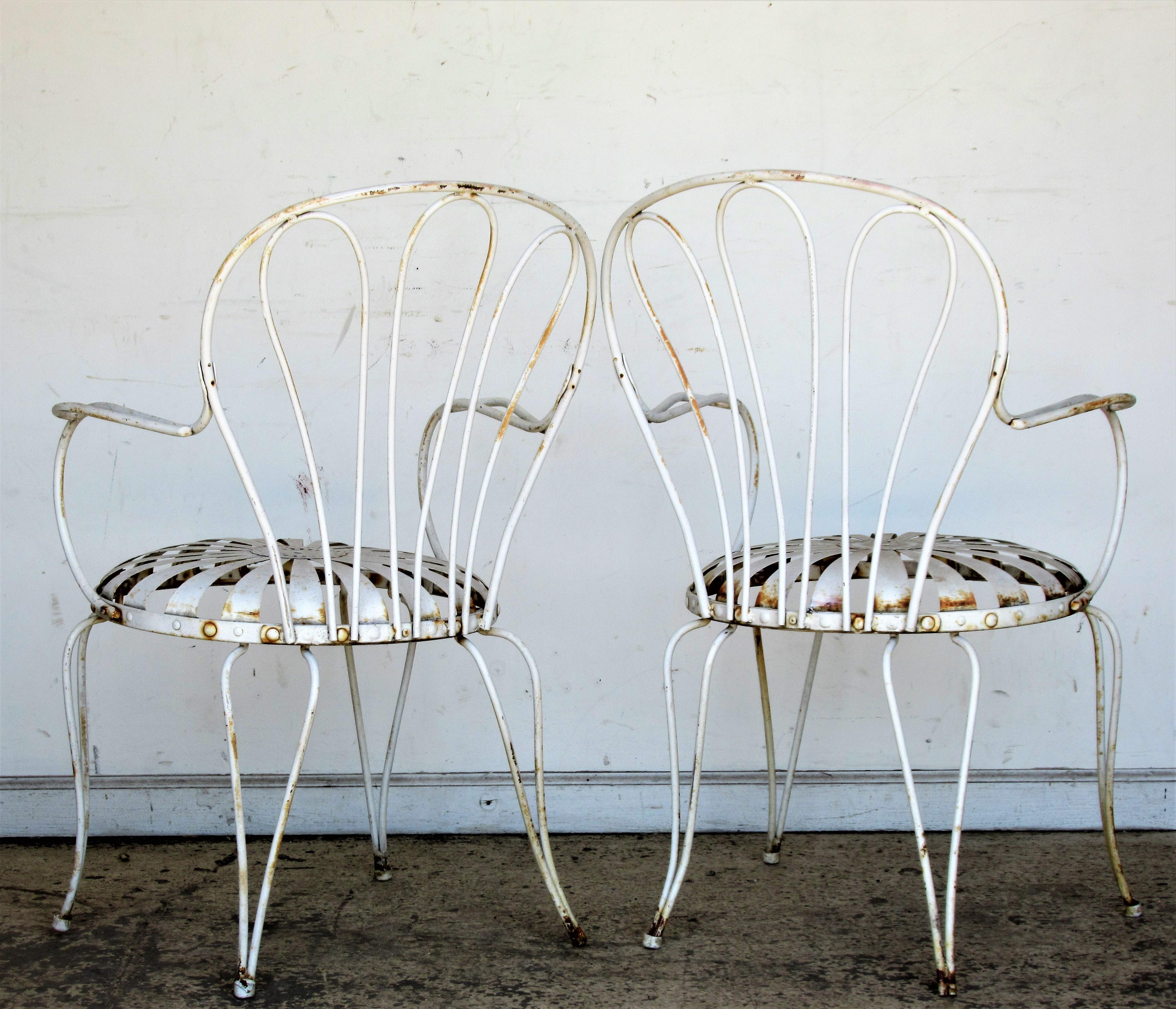 Francois Carre Iron Garden Chairs 4