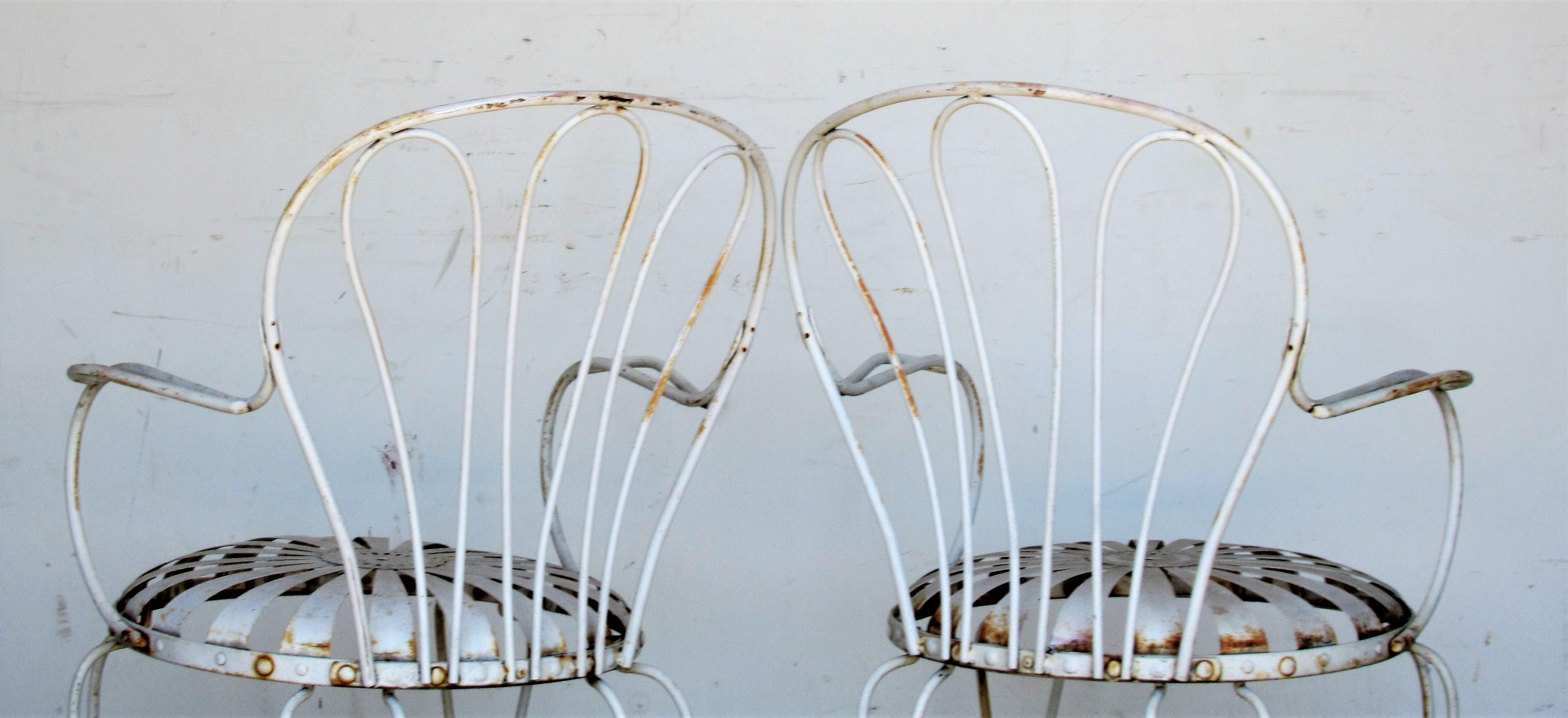 Francois Carre Iron Garden Chairs 5