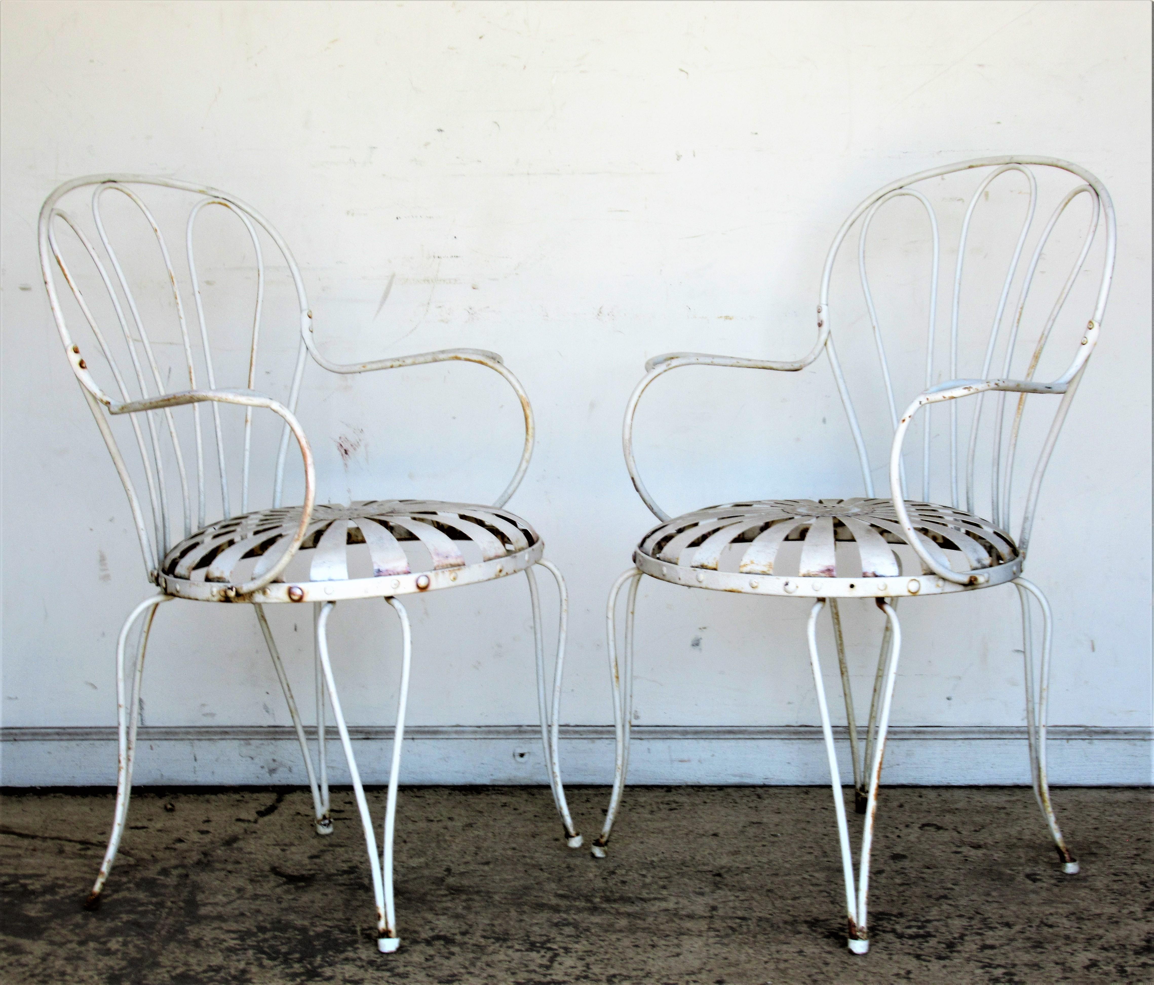 Francois Carre Iron Garden Chairs 11
