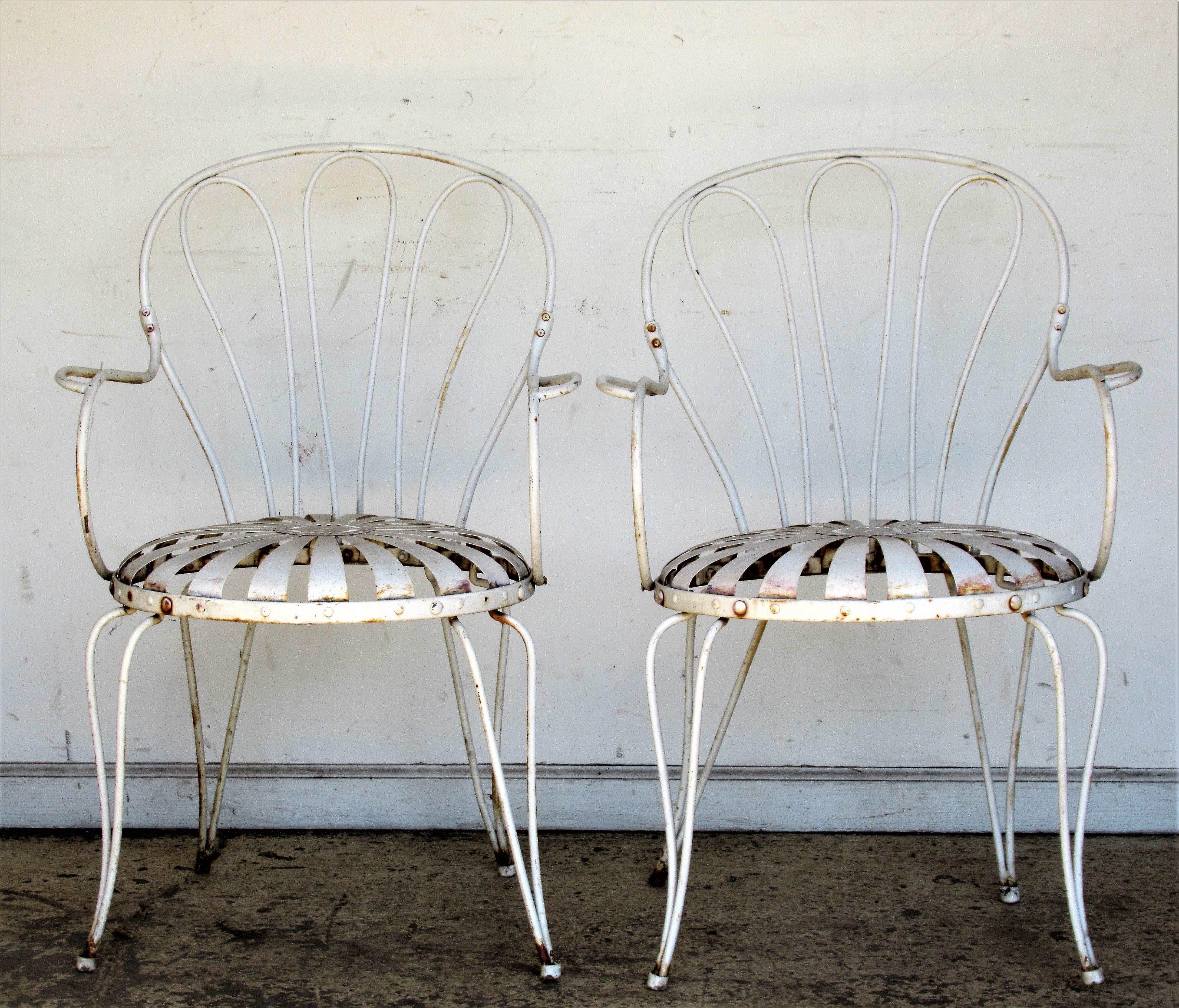 Francois Carre Iron Garden Chairs 13