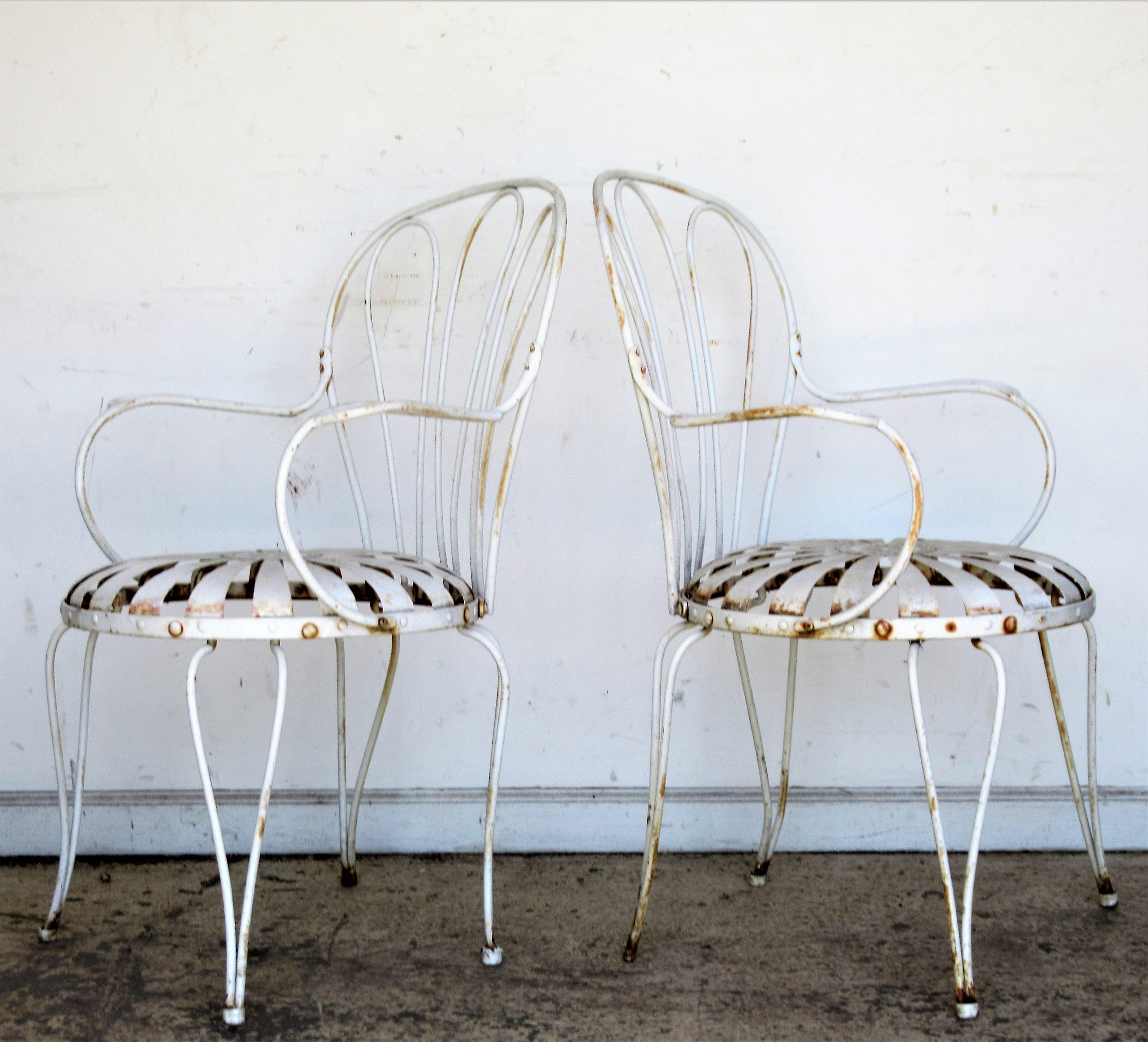 Francois Carre Iron Garden Chairs 2