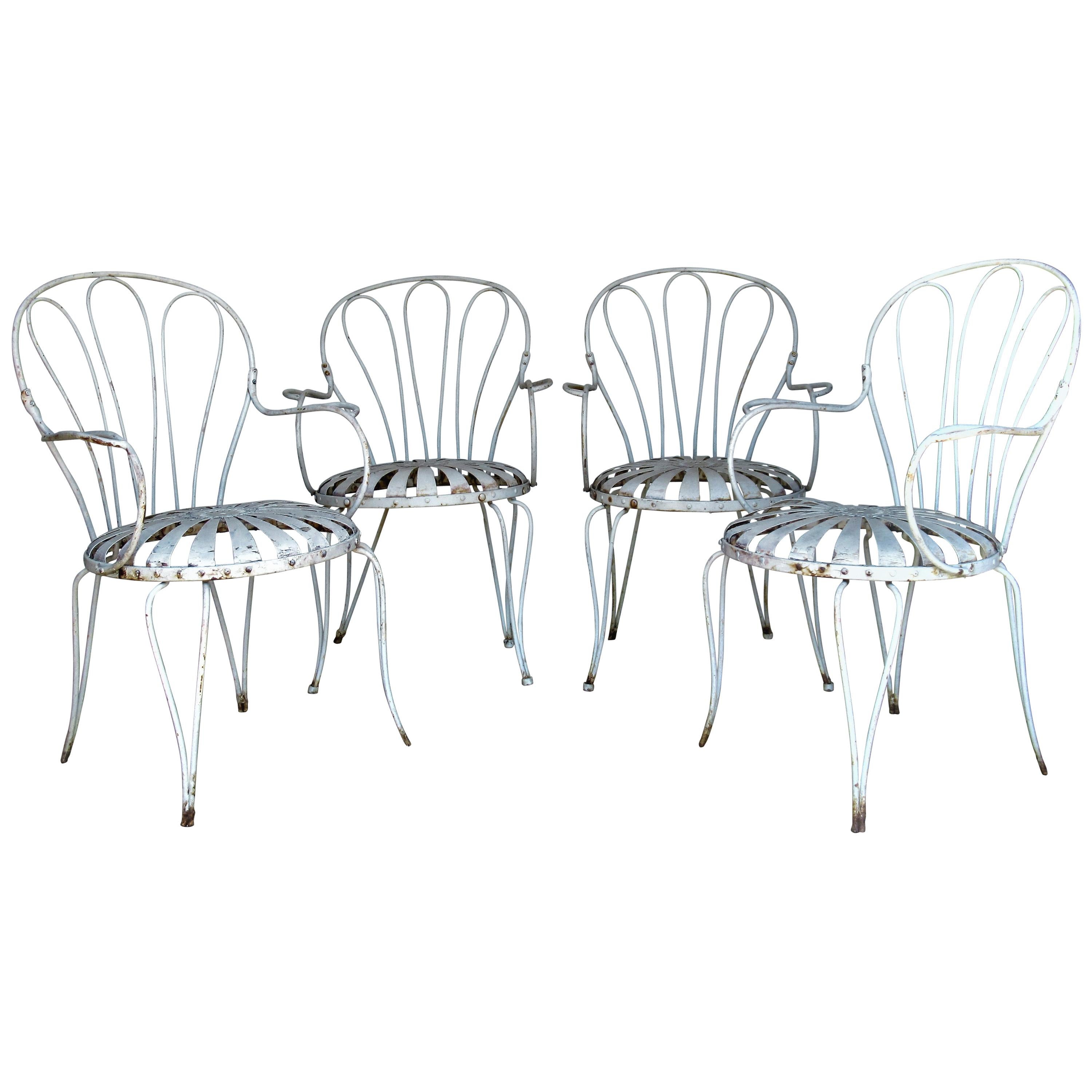 Francois Carre Iron Garden Chairs