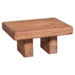 Set of Four French Alps Pine Coffee Tables '4'